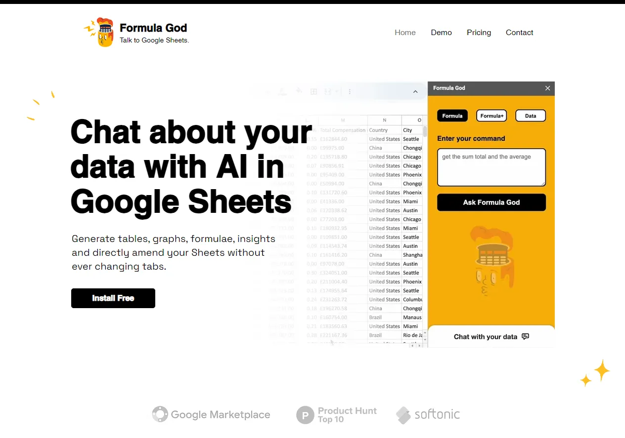 Screenshot of One Formula to Rule Them All.
